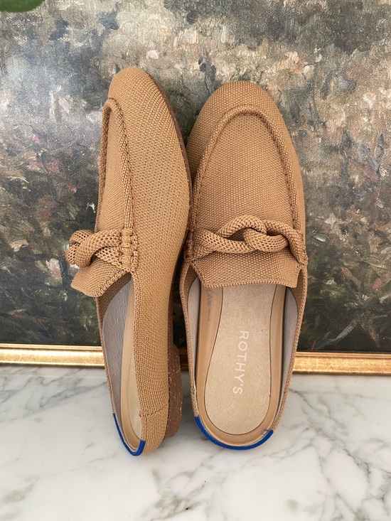 Rothy's Shoes - Rothy’s The Loafer Mule Wren Birdseye Size 7 Fall Color Braided Knot